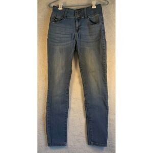 SONG HIGH RISE SKINNY ANKLE JEANS WOMEN SIZE 9/29 BLUE DENIM STRETCH